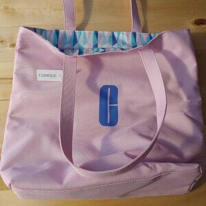 ***SOLD***CLINIQUE PINK TOTE BAG